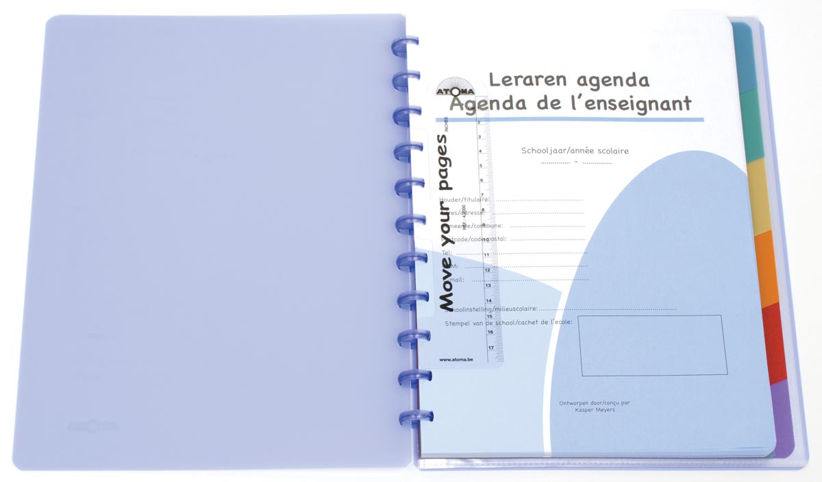 Atoma agenda, ft A4, wit papier, 128 pagina's, 1 week op 2 pagina's, 2024
